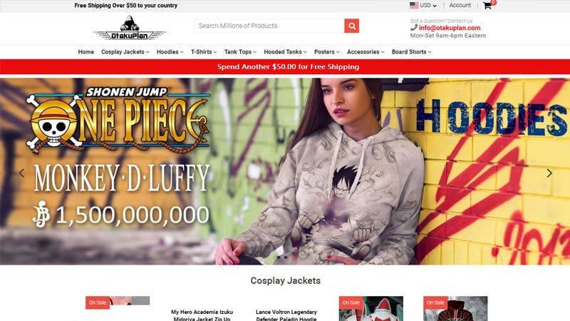 BCB商城站：DIY服裝 - 海外營銷推廣HTML5營銷網站